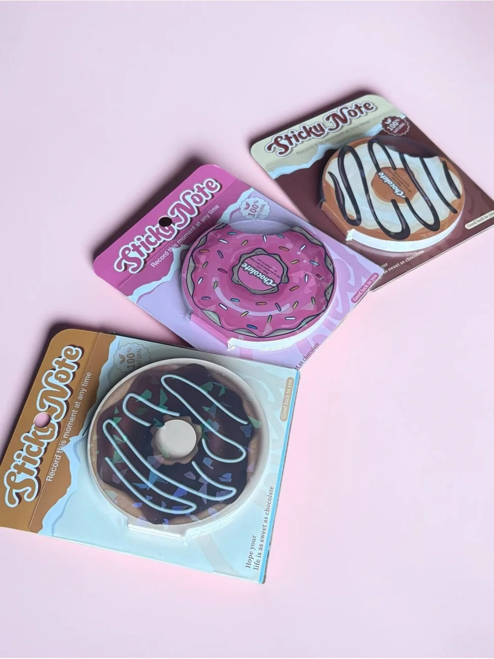 Donut Sticky Note Pad Set - Picture 3 of 7